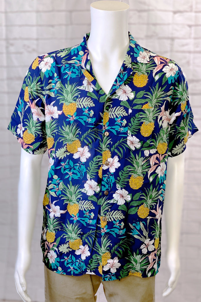 Hawaiian Button-ups - button up, floral, Hawaii, Hawaiian, Hawaiian vibes, short sleeves, Tropical - Wander Emporium