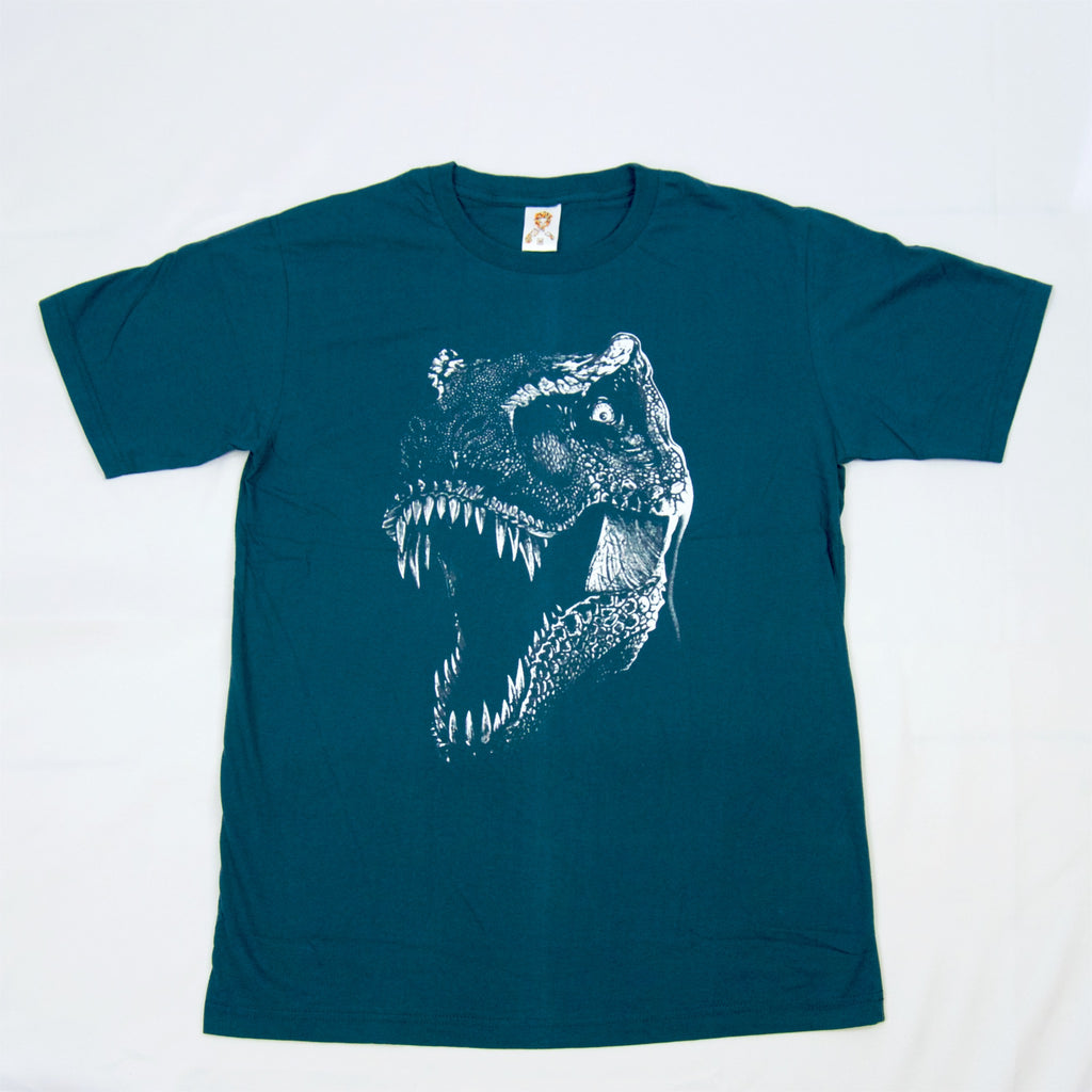 T-Shirt | T-rex - aqua, beats, black, colours, graphic, green, men, new, red, suit, T-rex, t-shirt, teal, tee, tees, trex, tshirt, unisex - Wander Emporium