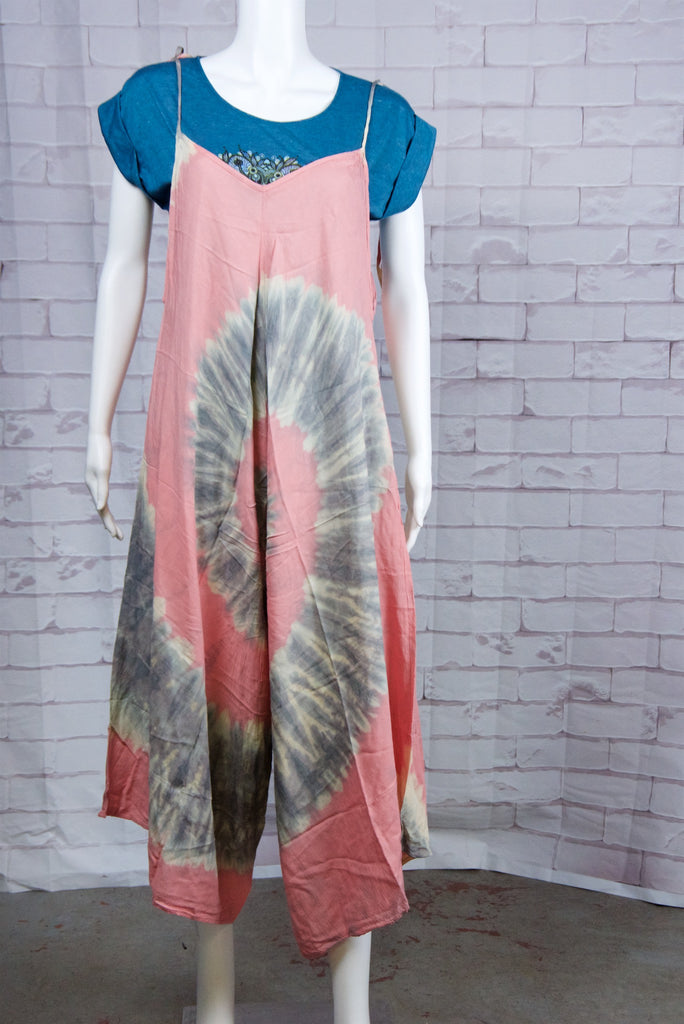 Romper | Tie Dyed - boho, clothing, cotton, ethnic, festival clothing, hippie style, jumpsuit, overalls, PATTERN, plain, romper, rompers, summer, thai, Tie  Dye - Wander Emporium