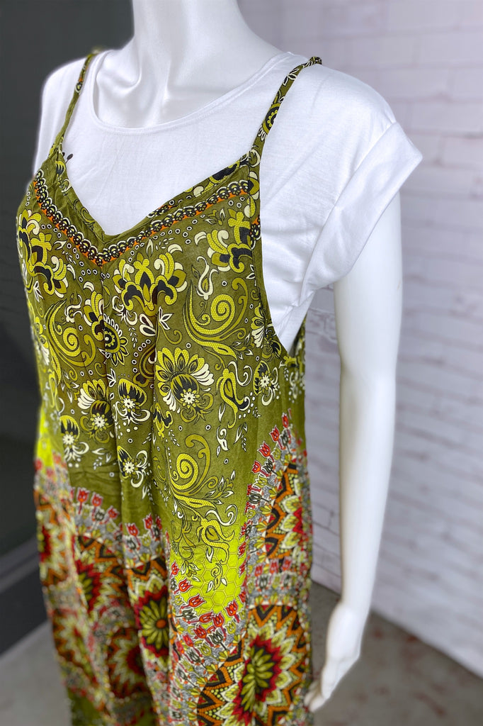 Romper | Boho Pattern - boho, clothing, cotton, ethnic, festival clothing, hippie style, jumpsuit, overalls, PATTERN, plain, romper, summer, thai, Tie  Dye - Wander Emporium