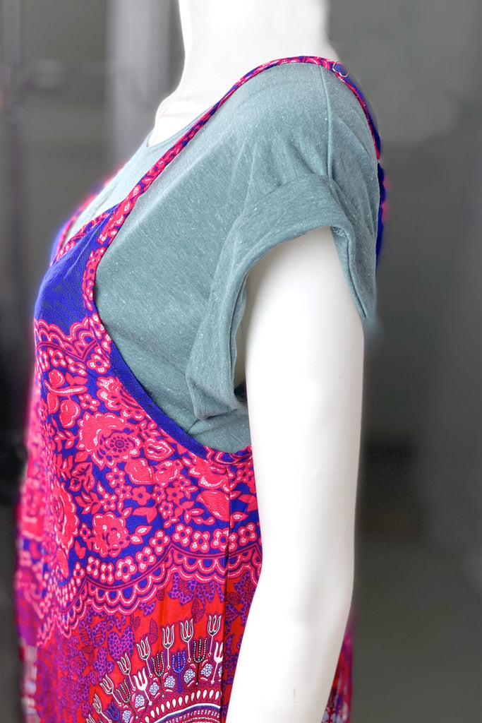 Romper | Boho Pattern - boho, clothing, cotton, ethnic, festival clothing, hippie style, jumpsuit, overalls, PATTERN, plain, romper, summer, thai, Tie  Dye - Wander Emporium