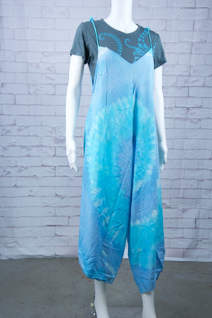 Romper | Tie Dyed - boho, clothing, cotton, ethnic, festival clothing, hippie style, jumpsuit, overalls, PATTERN, plain, romper, summer, thai, tie dyed - Wander Emporium