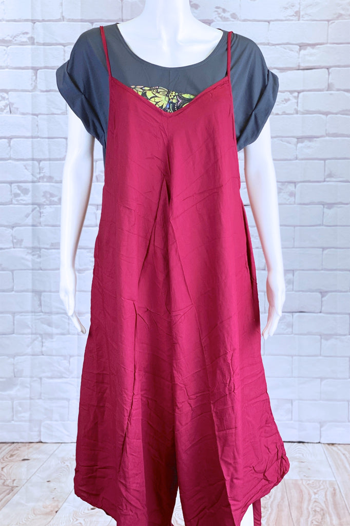 Romper | Plain - boho, clothing, cotton, festival clothing, hippie style, jumpsuit, overalls, plain, romper, summer - Wander Emporium