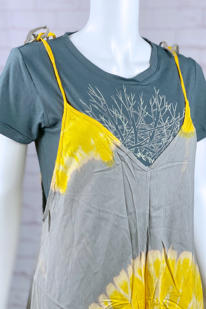 Romper | Tie Dyed - boho, clothing, cotton, ethnic, festival clothing, hippie style, jumpsuit, overalls, PATTERN, plain, romper, summer, thai, tie dyed - Wander Emporium