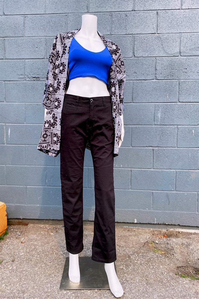 Modern Kimono Cardigan | Paisley - 3/4 sleeves, black, Boho, cardigan, clothing, comfy, ethnic, fun, graphic pattern, jacket, Kimono, new, new clothing, paisley, PATTERN, soft - Wander Emporium