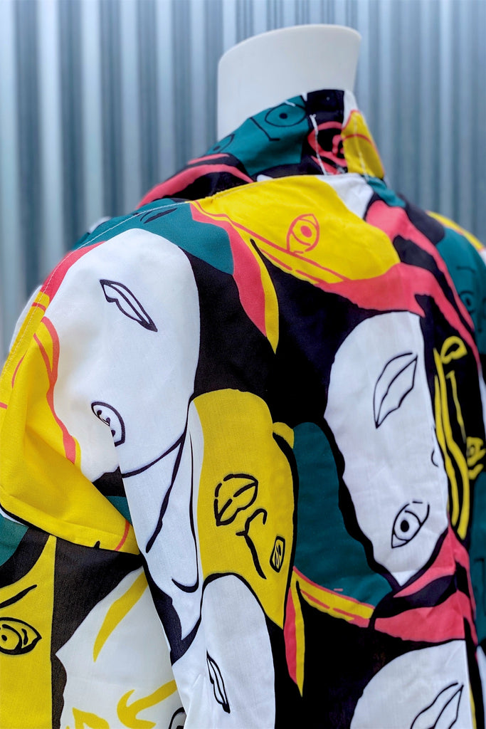 Modern Kimono Cardigan | Monoline - 3/4 sleeves, Camo, cardigan, clothing, comfy, ethnic, fun, graphic, graphic pattern, jacket, Kimono, monoline, new, new clothing, PATTERN - Wander Emporium