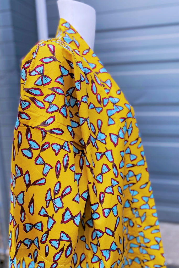 Modern Kimono Cardigan | Butterfly - 3/4 sleeves, butterfly, cardigan, clothing, comfy, ethnic, flowers, fun, graphic pattern, jacket, Kimono, new, new clothing, PATTERN - Wander Emporium