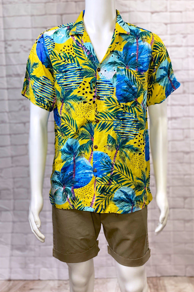 Hawaiian Button-ups - button up, floral, Hawaii, Hawaiian, Hawaiian vibes, short sleeves - Wander Emporium