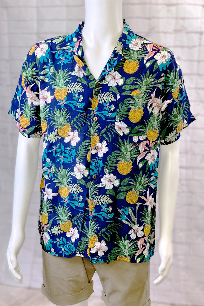Hawaiian Button-ups - button up, floral, Hawaii, Hawaiian, Hawaiian vibes, short sleeves, Tropical - Wander Emporium