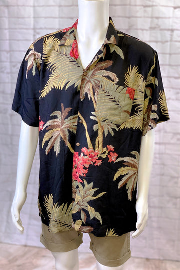 Hawaiian Button-ups | 2XL, 3XL - button up, floral, Hawaii, Hawaiian, Hawaiian vibes, short sleeves, Tropical - Wander Emporium