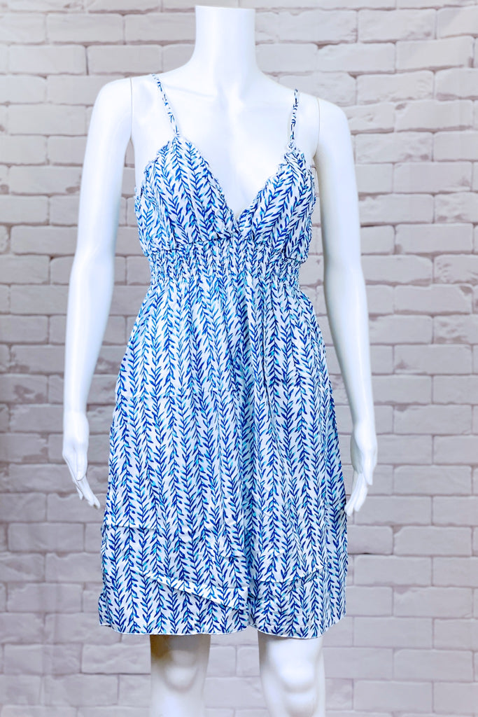 Julie Dress | Knee Length - baby doll, boho, clothing, dress, floral, ruffled, sexy, short, summer, v front - Wander Emporium