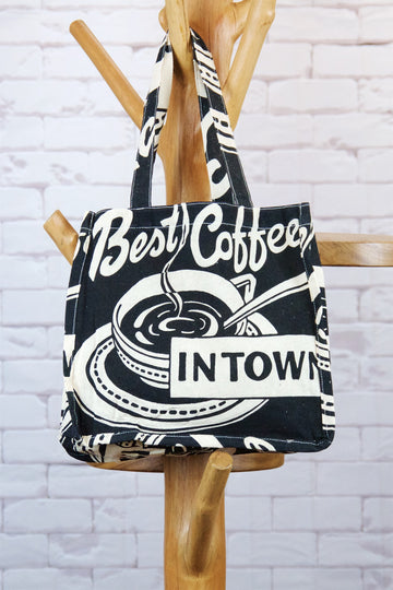 Small Shopper | Coffee - bag, best coffee, coffee, cup of joe, cuppa, morning coffee, purse, small, Tote, tote bag - Wander Emporium
