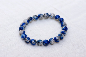 Stone Bracelet | Sodalite - beaded bracelets, Bracelet, crystals, healing stones, sodalite, stone - Wander Emporium