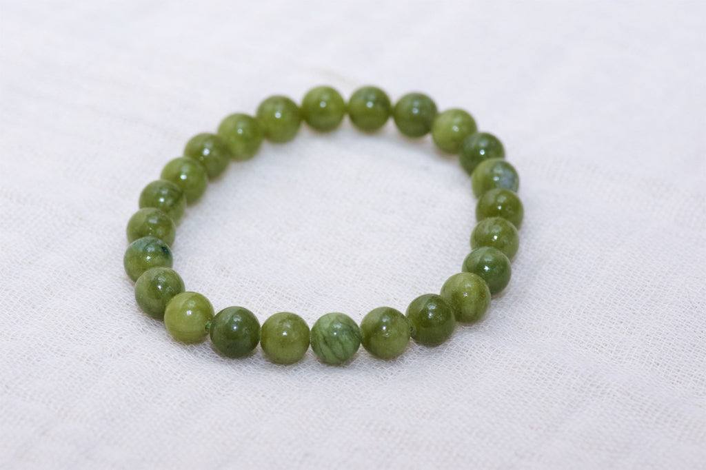 Stone Bracelet | Lemon Jade - beaded bracelets, Bracelet, crystals, green, healing stones, jade, lemon, stone - Wander Emporium