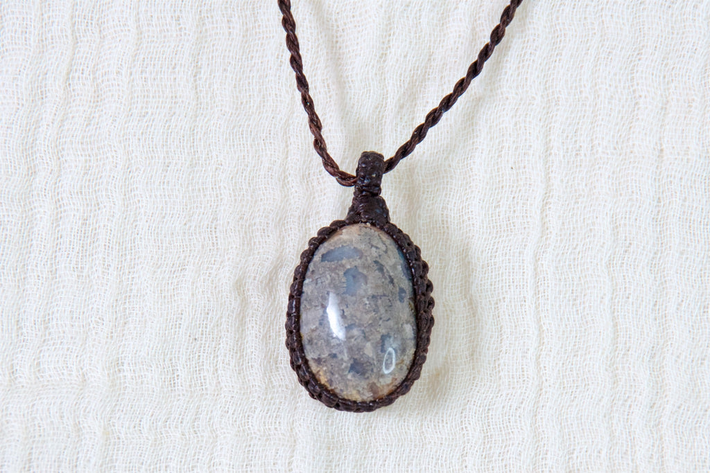 Jasper Necklace - creativity, grounding, healing stones, jewelry, necklace, picture jasper, visualization - Wander Emporium