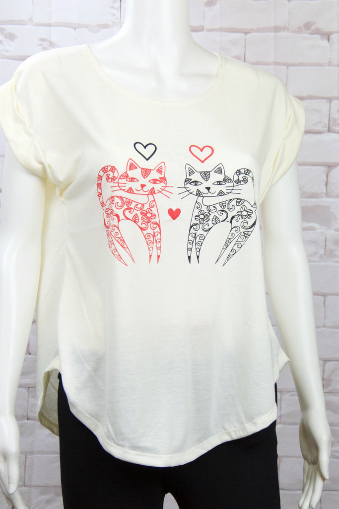 Roll Sleeve Tee - beige, birds, cool, duck tape, girl, girls, roll sleeve, tee, top, tree, tshirt - Wander Emporium