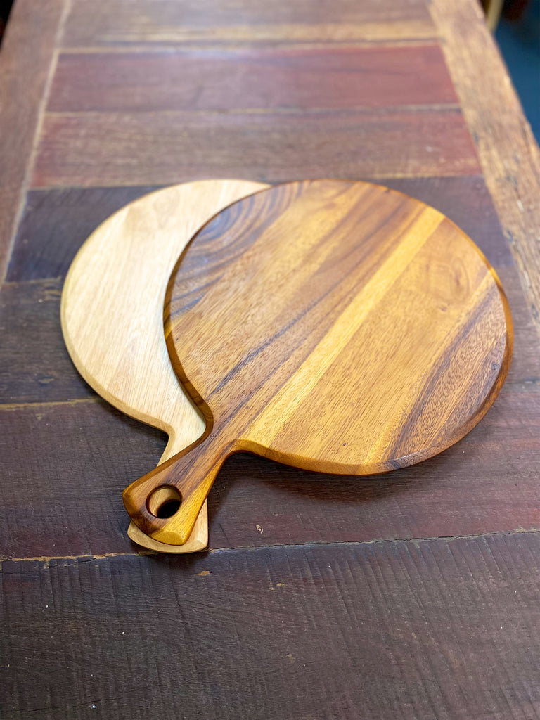 Charcuterie & Butter Board | Round - acacia wood, board, butter, charcuterie, eco-friendly, serving platter, sustainable, tray - Wander Emporium