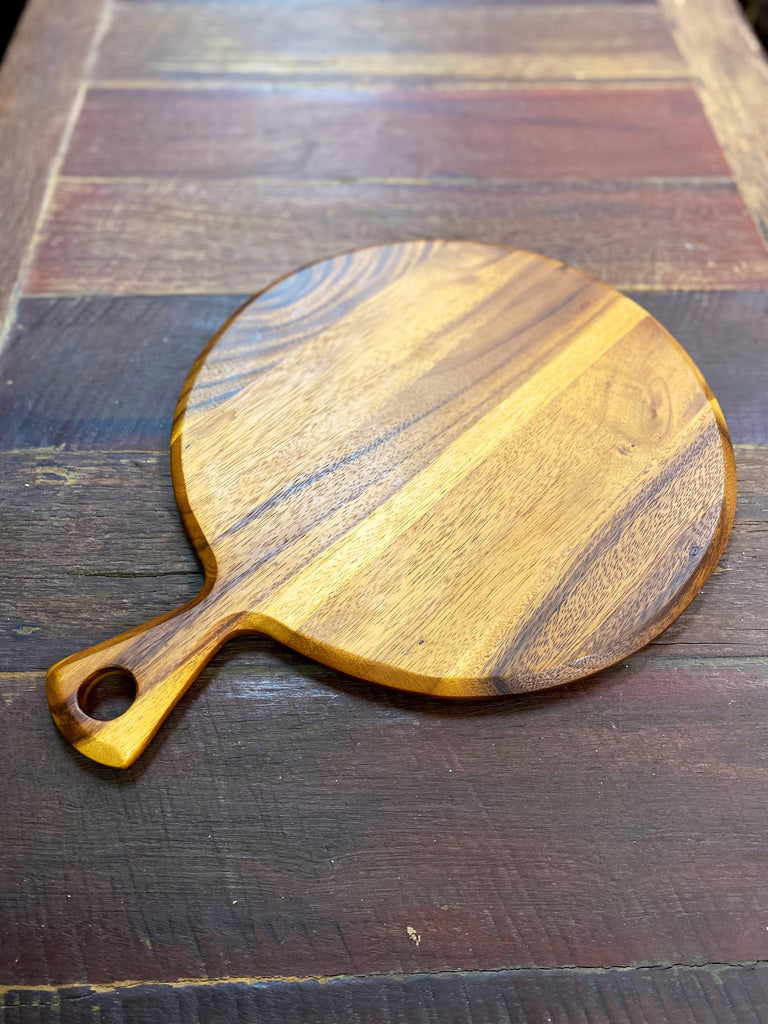 Charcuterie & Butter Board | Round - acacia wood, board, butter, charcuterie, eco-friendly, serving platter, sustainable, tray - Wander Emporium