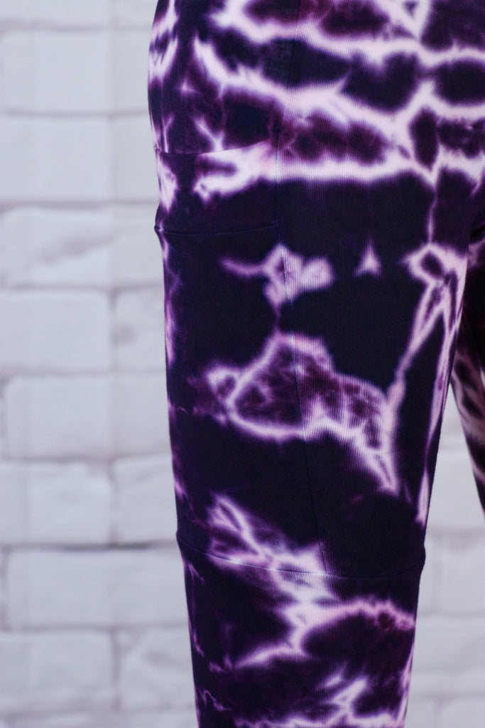 Tie Dye Yoga Leggings | with Pockets - aqua, blue, bottoms, clothing, comfy clothing, comfy wear, comfywear, earthy, green, leggings, meditation, mind body soul, multicolour, new clothing, purple, rainbow tie dye, soft, stay fit, Tie  Dye, tights, yoga, yoga wear, yogawear - Wander Emporium