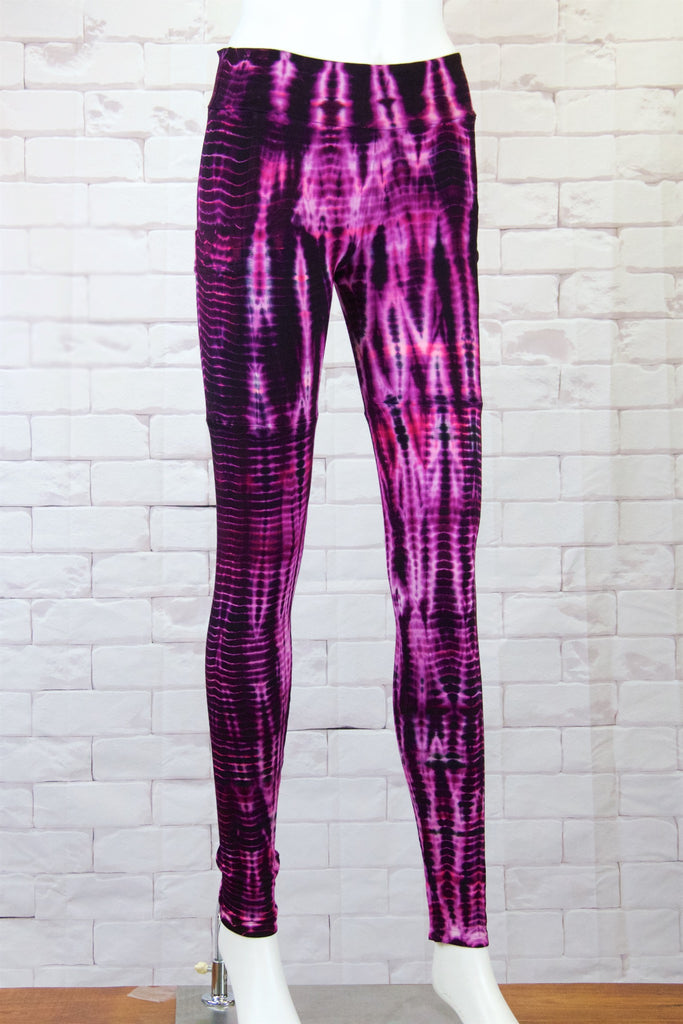Tie Dye Yoga Leggings | with Pockets - aqua, blue, bottoms, clothing, comfy clothing, comfy wear, comfywear, earthy, green, leggings, meditation, mind body soul, multicolour, new clothing, purple, rainbow tie dye, soft, stay fit, Tie  Dye, tights, yoga, yoga wear, yogawear - Wander Emporium