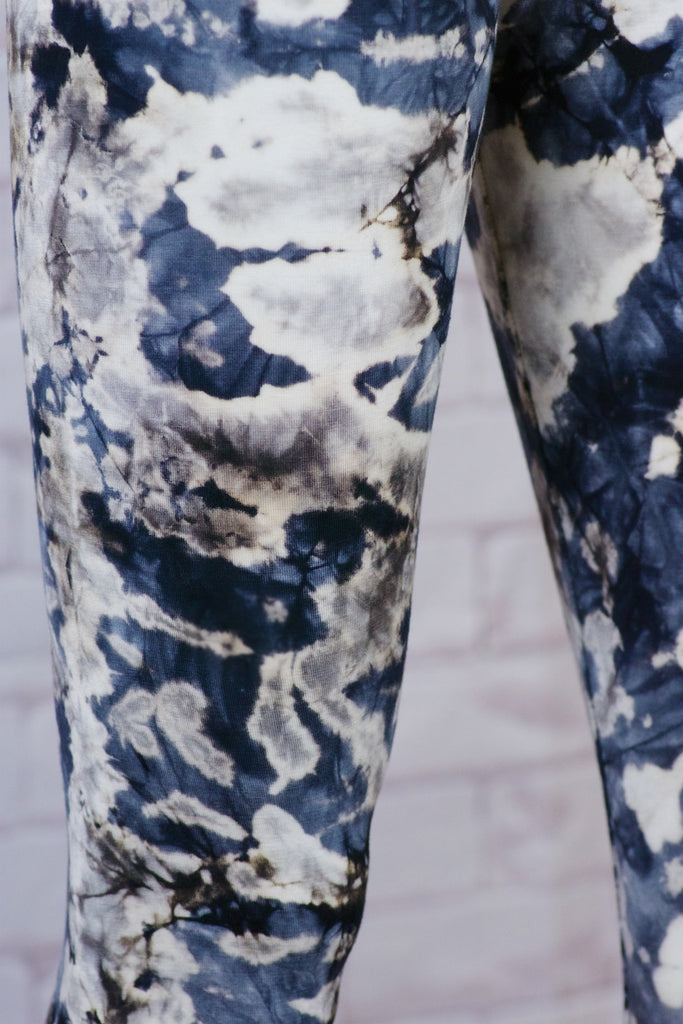 Tie Dye Yoga Leggings - aqua, blue, bottoms, clothing, comfy clothing, comfy wear, comfywear, earthy, green, leggings, meditation, mind body soul, multicolour, new clothing, purple, rainbow tie dye, soft, stay fit, Tie  Dye, tights, yoga, yoga wear, yogawear - Wander Emporium