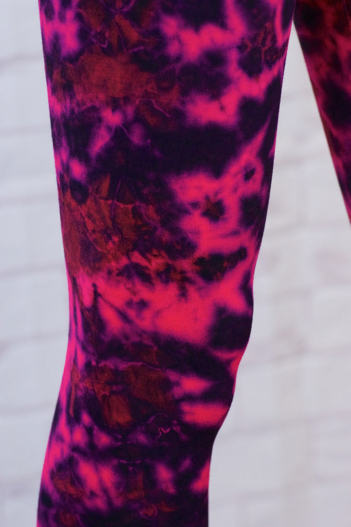 Tie Dye Yoga Leggings - aqua, blue, bottoms, clothing, comfy clothing, comfy wear, comfywear, earthy, green, leggings, meditation, mind body soul, multicolour, new clothing, purple, rainbow tie dye, soft, stay fit, Tie  Dye, tights, yoga, yoga wear, yogawear - Wander Emporium