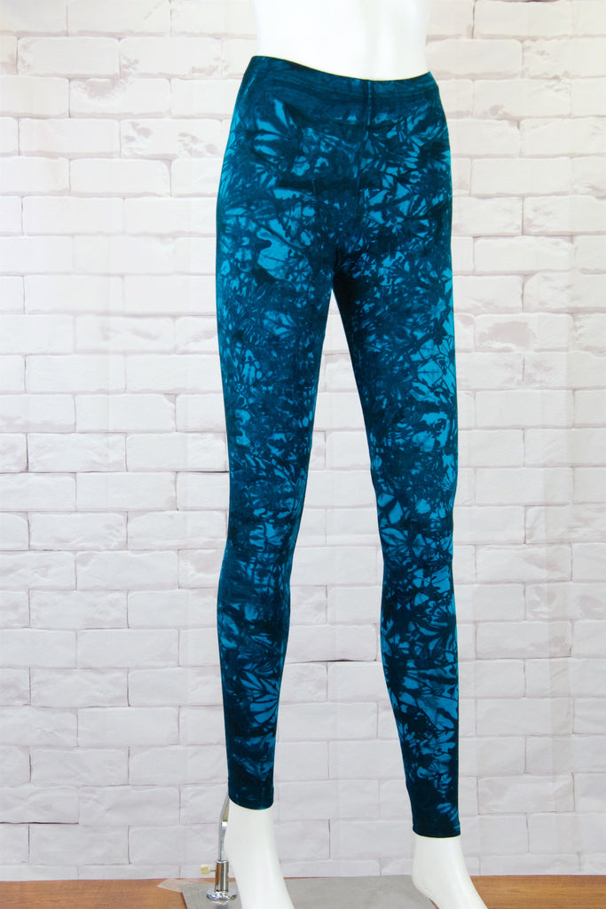 Tie Dye Yoga Leggings - aqua, blue, bottoms, clothing, comfy clothing, comfy wear, comfywear, earthy, green, leggings, meditation, mind body soul, multicolour, new clothing, purple, rainbow tie dye, soft, stay fit, Tie  Dye, tights, yoga, yoga wear, yogawear - Wander Emporium