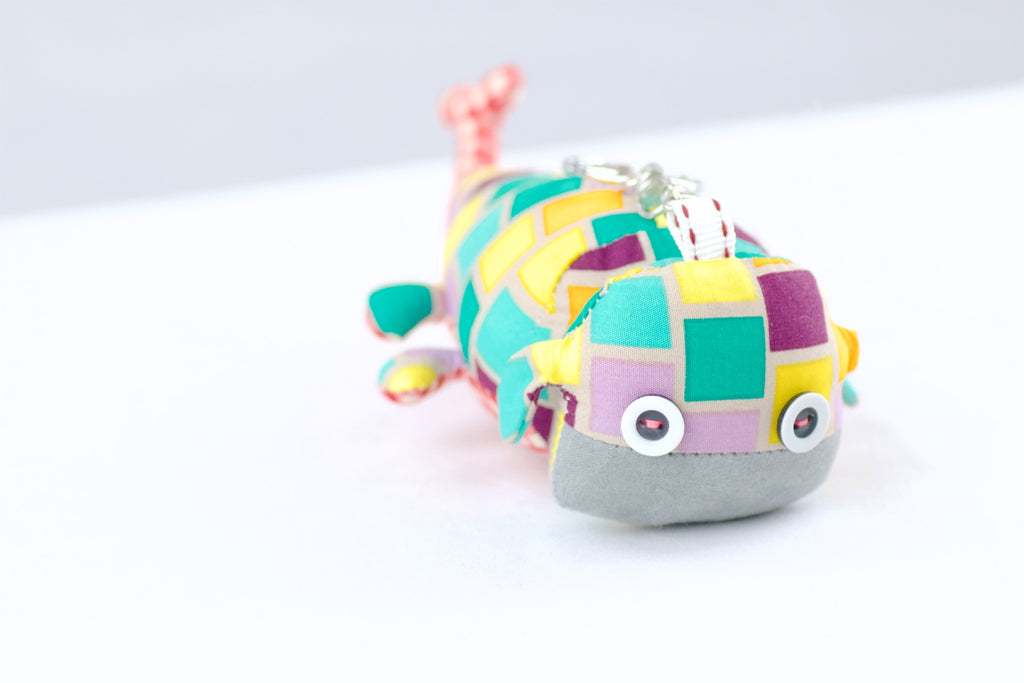 Whimsical Keyring | Large - bunny, bunny head, caterpillar, cow, dog, doll, hill tribe, Keyring, keyrings, lana, Luukmhom, plush toy, toy, toys, whimsical - Wander Emporium