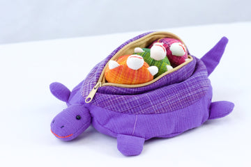 Turtle Set | 3 Baby Turtles - baby turtles, hill tribe, plush toy, toy set, Turtle, whimsical - Wander Emporium