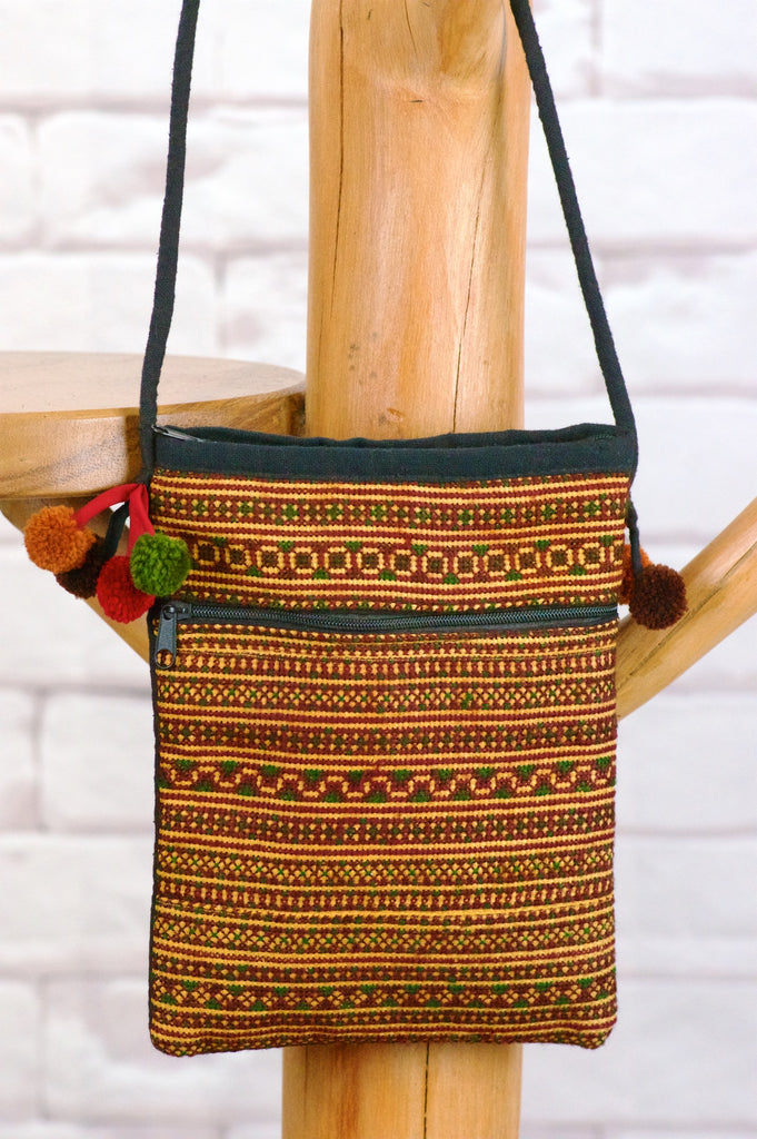 Hill Tribe Purse - embroidered, hill tribe, Shopper, Tote, tote bag - Wander Emporium