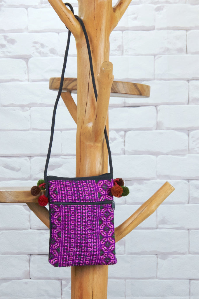 Hill Tribe Purse - embroidered, hill tribe, Shopper, Tote, tote bag - Wander Emporium