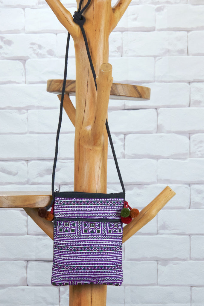 Hill Tribe Purse - embroidered, hill tribe, Shopper, Tote, tote bag - Wander Emporium