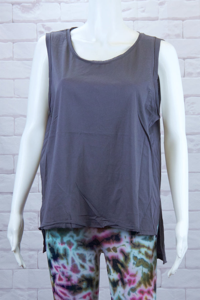 Tank Top | Bright - blue, clothing, comfy clothing, comfy wear, comfywear, green, grey, Tank Top, Tie  Dye, top, woman, women, yellow, yoga, yogawear - Wander Emporium