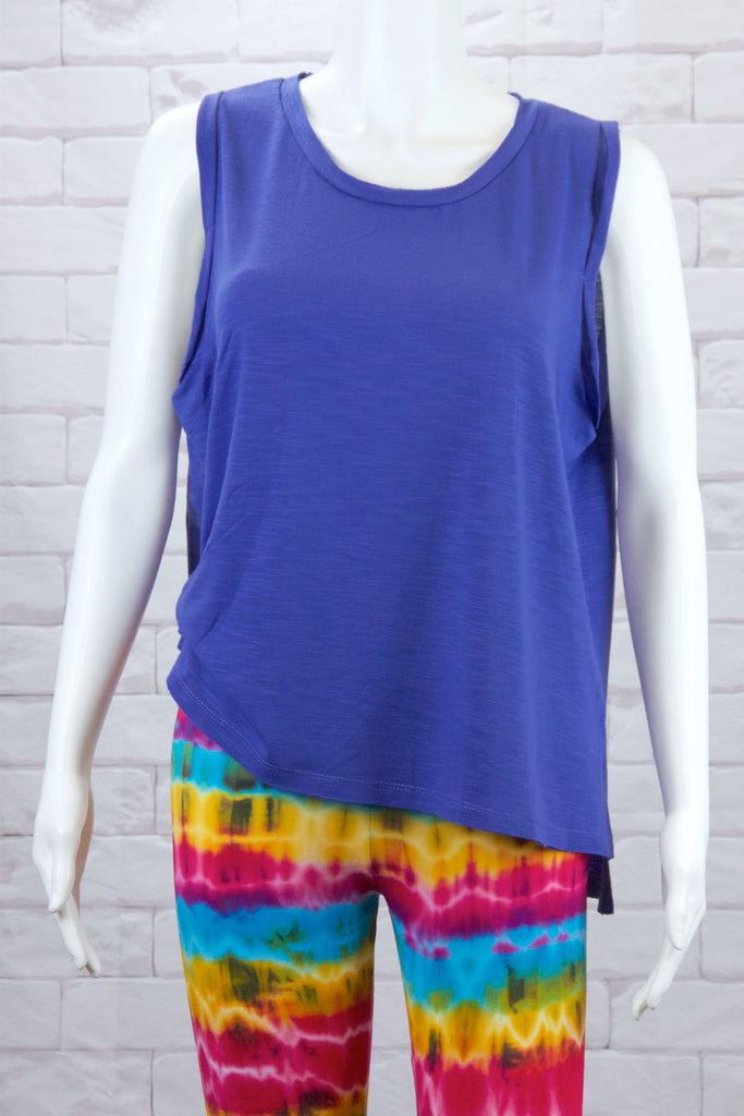 Tank Top | Pastels - blue, clothing, comfy clothing, comfy wear, comfywear, green, multicolour, pink, Tank Top, Tie  Dye, top, woman, women, yoga, yogawear - Wander Emporium