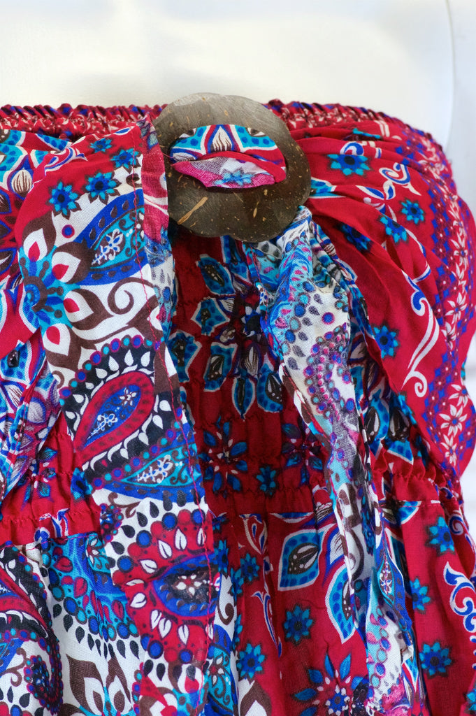 Coco Skirt - boho, bottom, coco, dress, festival clothing, harem, harem pants, hippie style, pants, Skirt, summer - Wander Emporium