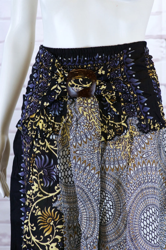 Coco Skirt - boho, bottom, coco, dress, festival clothing, harem, harem pants, hippie style, pants, Skirt, summer - Wander Emporium