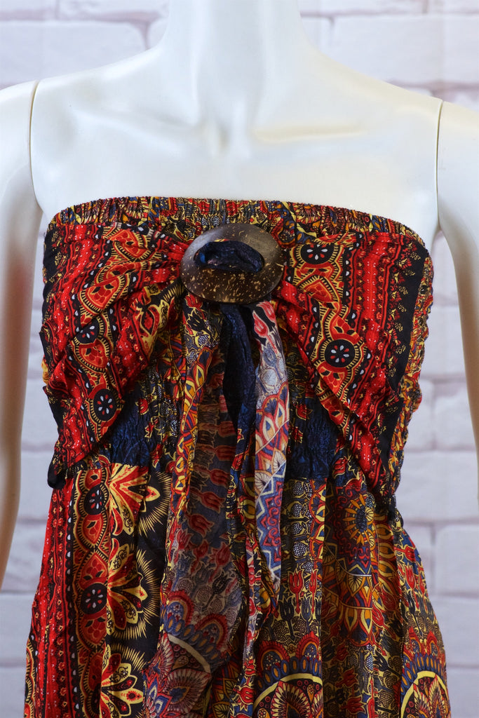 Coco Skirt - boho, bottom, coco, dress, festival clothing, harem, harem pants, hippie style, pants, Skirt, summer - Wander Emporium