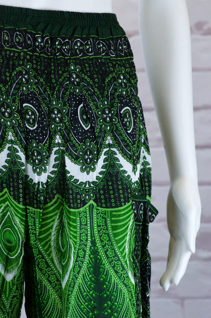 Harem High Waist Pants - boho, festival clothing, harem, harem pants, high waist, hippie style, Pant dress, pants - Wander Emporium