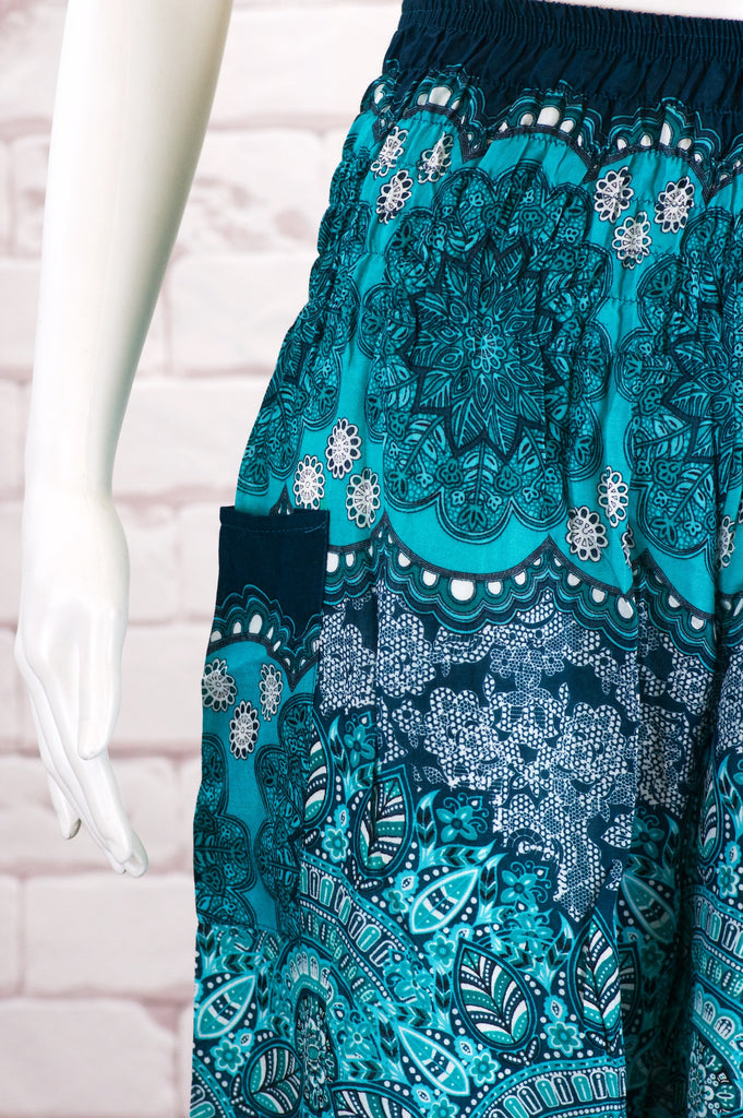 Harem High Waist Pants - boho, festival clothing, harem, harem pants, high waist, hippie style, Pant dress, pants - Wander Emporium