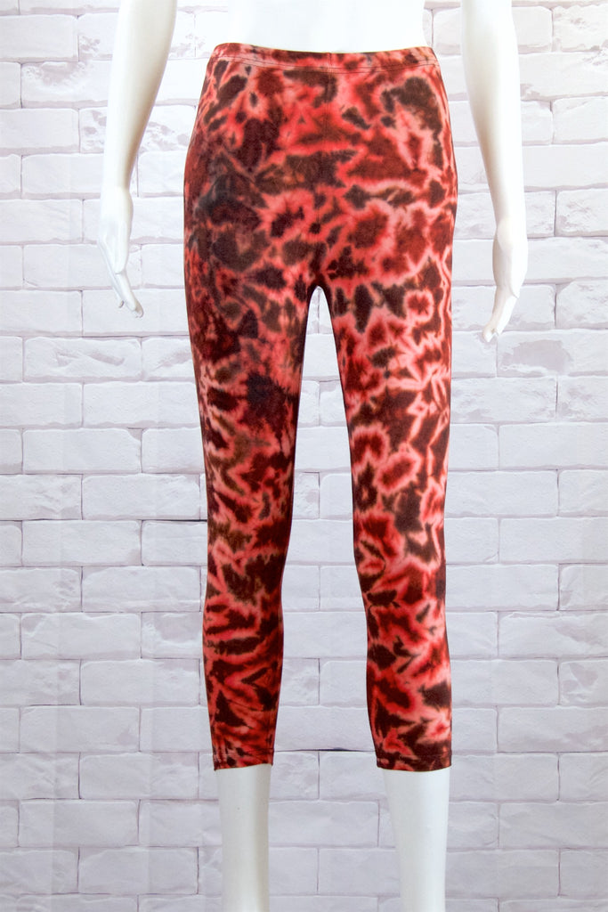 Tie Dye Yoga Leggings | Capris - aqua, blue, bottoms, clothing, comfy clothing, comfy wear, comfywear, earthy, green, leggings, meditation, mind body soul, multicolour, new clothing, purple, rainbow, rainbow tie dye, soft, stay fit, Tie  Dye, tights, yoga, yoga wear, yogawear - Wander Emporium