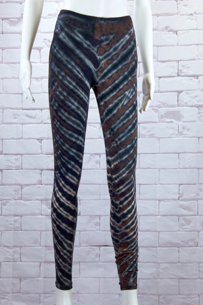 Tie Dye Yoga Leggings - aqua, blue, bottoms, clothing, comfy clothing, comfy wear, comfywear, earthy, green, leggings, meditation, mind body soul, multicolour, new clothing, purple, rainbow tie dye, soft, stay fit, Tie  Dye, tights, yoga, yoga wear, yogawear - Wander Emporium