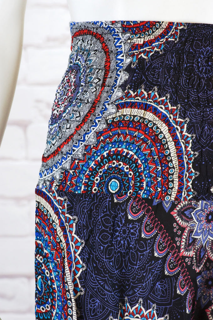 Harem Low Pants - boho, festival clothing, harem, harem pants, hippie style, Pant dress, pants, pantslow crotch - Wander Emporium