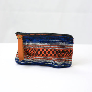 Soft Cloth Pouch | Small - coin purse, embroidered, ethnic, handmade, hill tribe, organizer, pouch, print, small, wallet - Wander Emporium