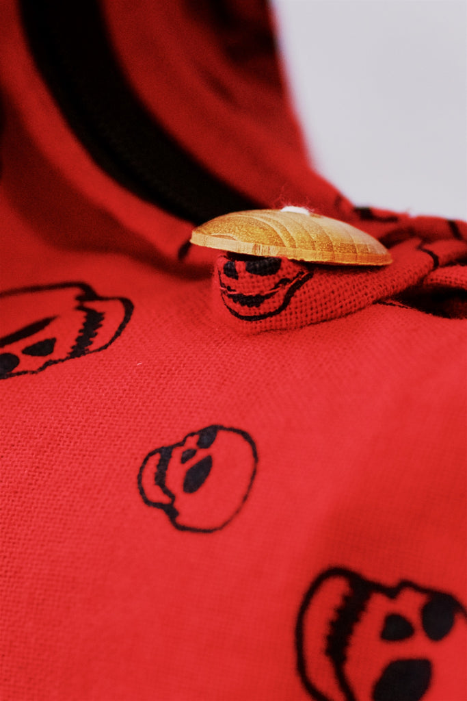 Shoulder Bag | Skull - bag, balck, beach bag, blue, book bag, day bag, gymsack, hobo bag, red, shoulder, skull drawing, sling bag, tote bag - Wander Emporium