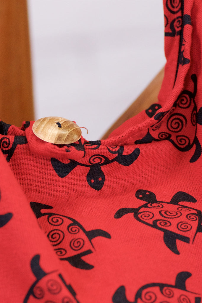 Shoulder Bag | Turtles - baby, bag, beach bag, black, black and white, blue, book bag, day bag, elephant, green, gymsack, hobo bag, red, shoulder, sling bag, tote bag - Wander Emporium