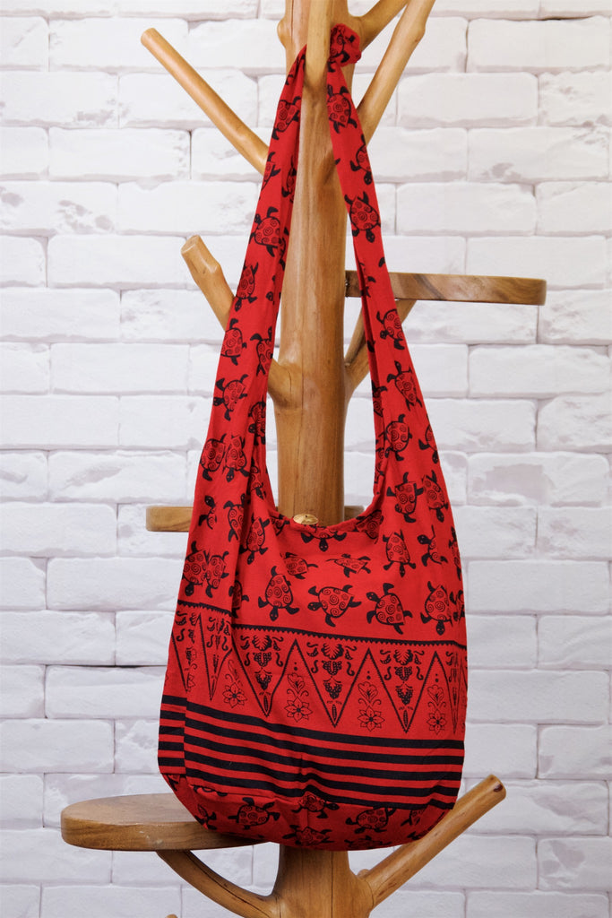 Shoulder Bag | Turtles - baby, bag, beach bag, black, black and white, blue, book bag, day bag, elephant, green, gymsack, hobo bag, red, shoulder, sling bag, tote bag - Wander Emporium