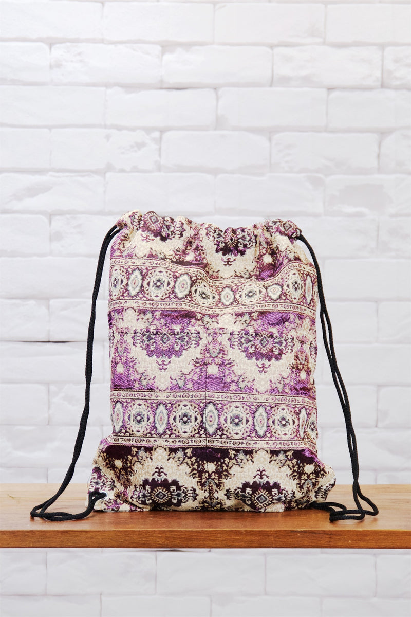 Woven Drawstring Backpack – Wander Emporium