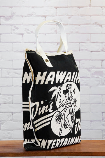 XL Tote Bag | Holiday - bag, beach bag, black and white, canvas, canvas tote, drawing, galaxy, hand printed, Hawaii, Hawaiian, Hawaiian dance, Hawaiian vibes, holiday, Large, laundry bag, Shopper, Tote, tote bag, travel, XL tote - Wander Emporium